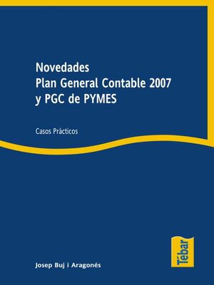 cover image of Novedades Plan General Contable 2007 y PGC de PYMES